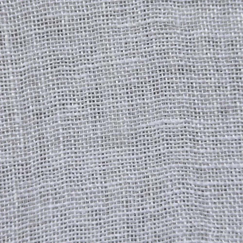 NWOT Vikolino White Linen Scarf - Picture 5 of 7